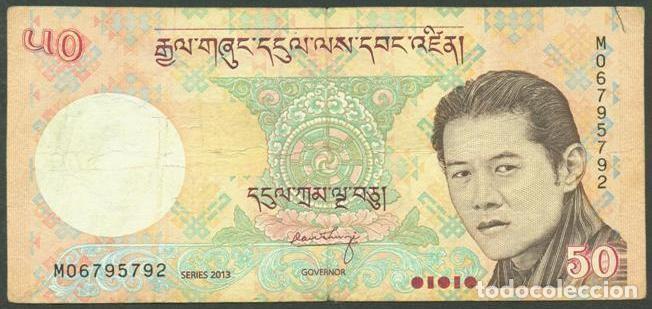Billetes extranjeros: BHUTAN (BUTAN). 50 ngultrum 2013.