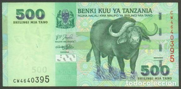Billetes extranjeros: TANZANIA. 500 shillings S/F(2003). Pick 35. Fauna.