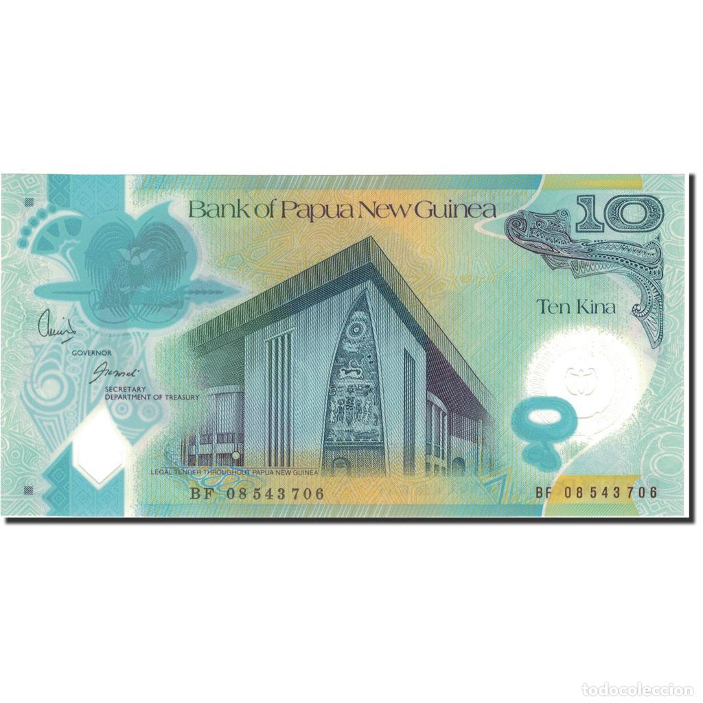 Billetes extranjeros: [#806631] Billete, 10 Kina, 2010, Pap&uacute;a-Nueva Guinea, 2010, KM:40, UNC