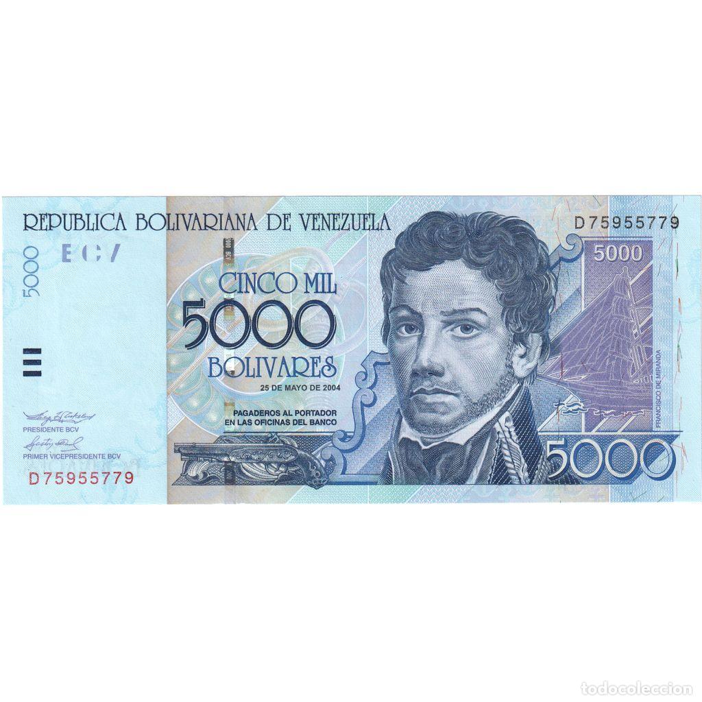 Billetes extranjeros: [#1230372] Venezuela, 5000 Bolivares, 2004-05-25, UNC