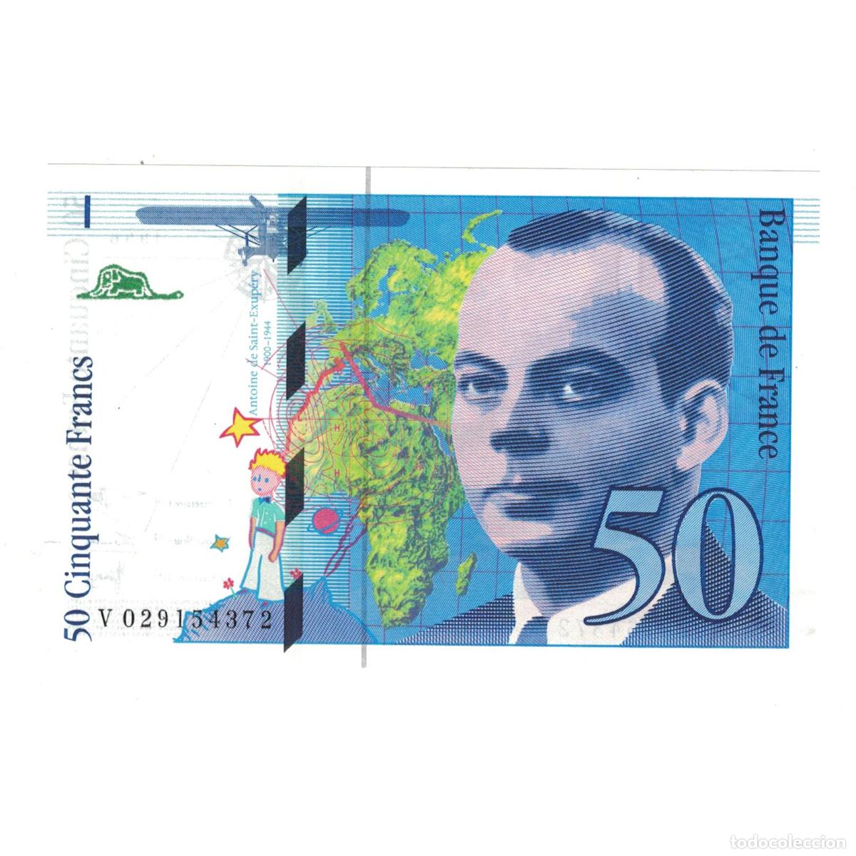 Billetes extranjeros: [#145693] Francia, 50 Francs, St Exup&eacute;ry, 1996, V029154372, UNC, Fayette:73.2, KM:157Ac