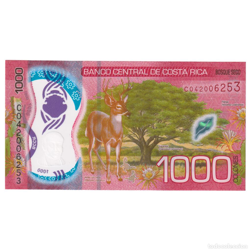 Billetes extranjeros: [#245995] Billete, 1000 Colones, 2019, Costa Rica, 2019-09-20, KM:274, UNC