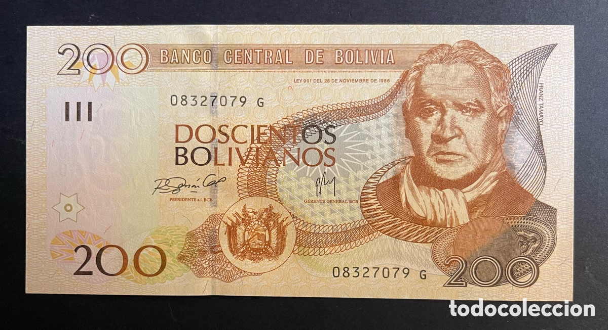 Billetes extranjeros: CMC BOLIVIA 200 BOLIVIANOS 1986 PICK 237 SC