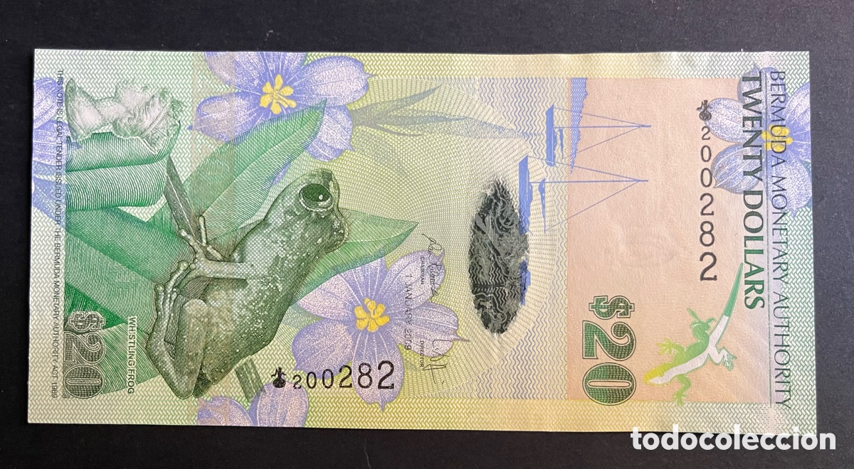 Billetes extranjeros: CMC BERMUDA 20 DOLARES 2009 PICK 60-A SC