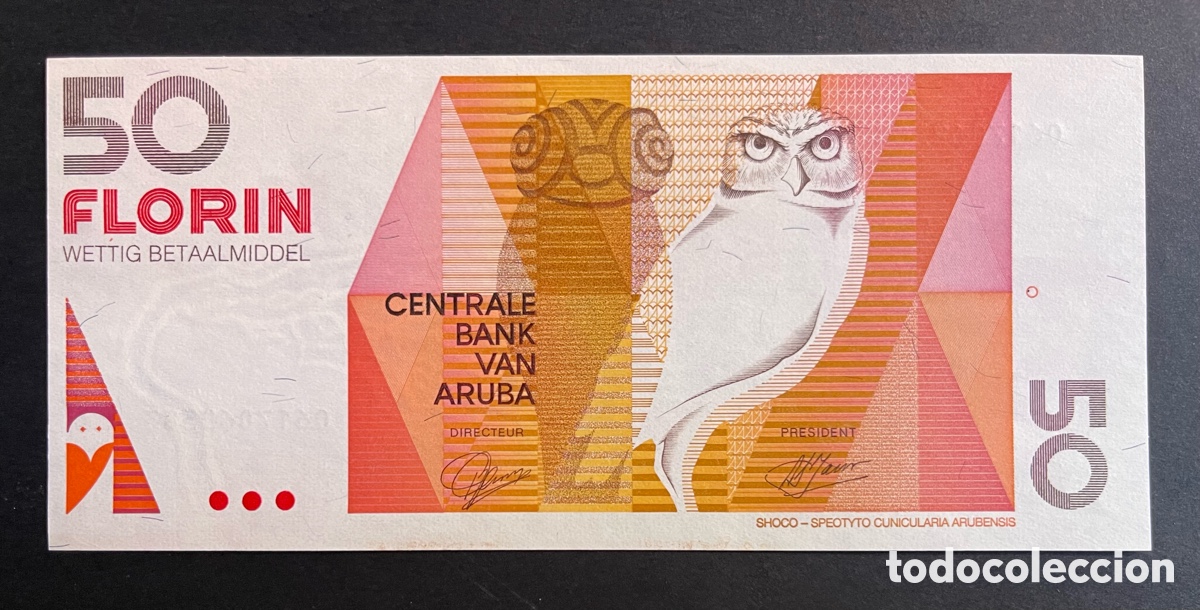 Billetes extranjeros: CMC ARUBA 50 FLORINES 1993 PICK 13 SC