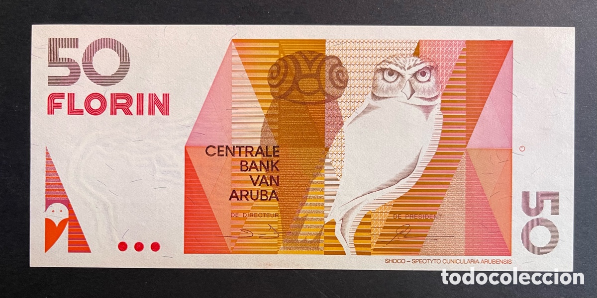 Billetes extranjeros: CMC ARUBA 50 FLORINES 1990 PICK 6 SC