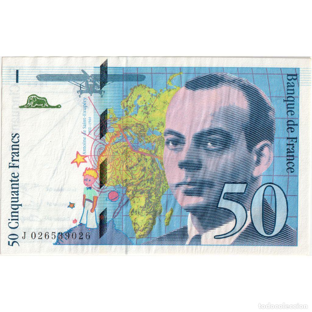 Billetes extranjeros: [#1232941] Francia, 50 Francs, St Exup&eacute;ry, 1994, J026539026, UNC