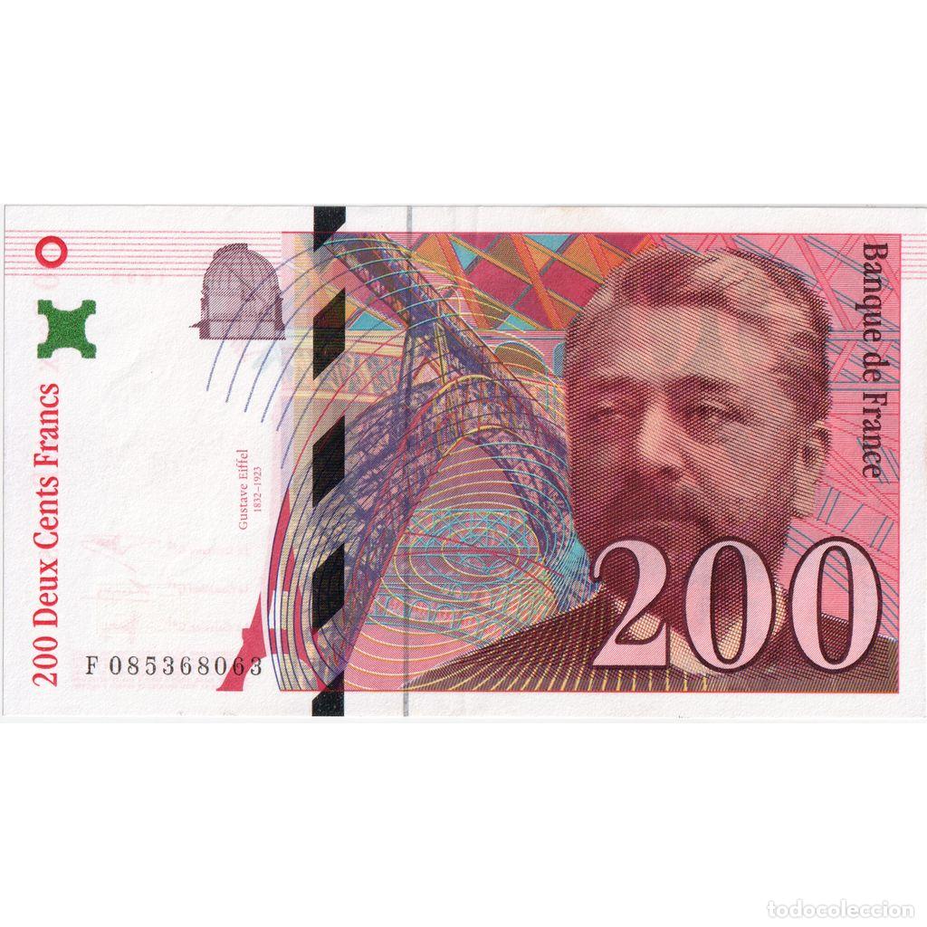 Billetes extranjeros: [#1296860] Francia, 200 Francs, Eiffel, F085368063, UNC