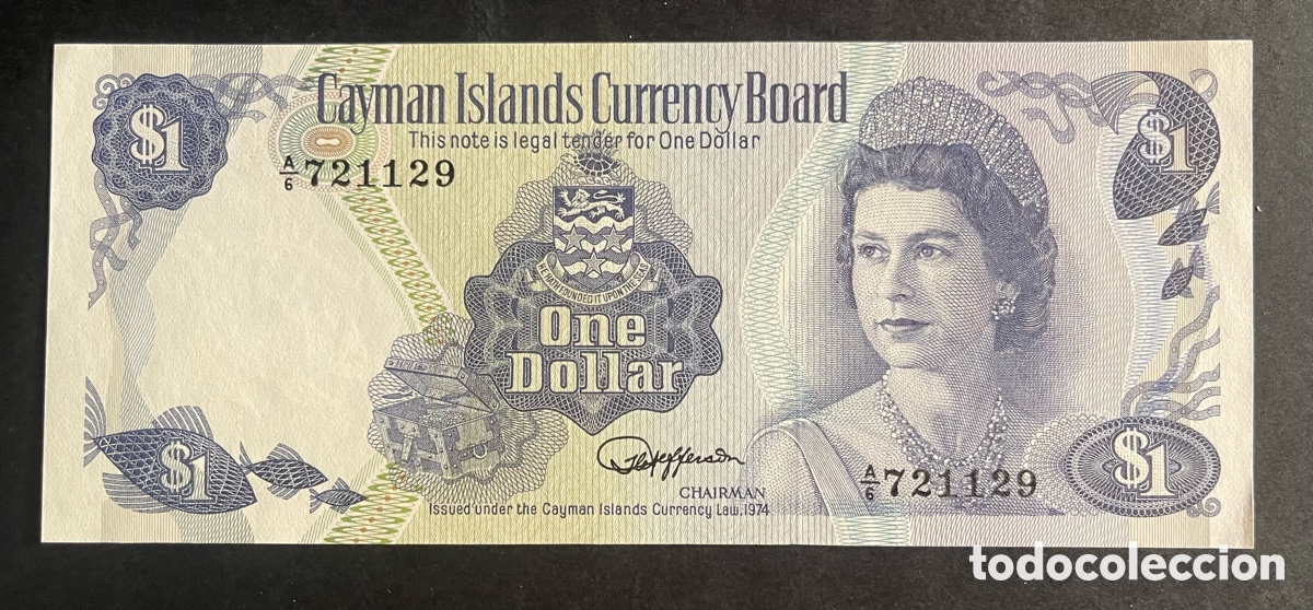 Banconote internazionali: CMC ISLAS CAIMAN (CAYMAN ISLANDS) 1 DOLAR 1985 PICK 5-E SC