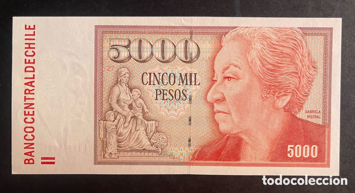 Billetes extranjeros: CMC CHILE 5000 PESOS 2008 PICK 155-G SC