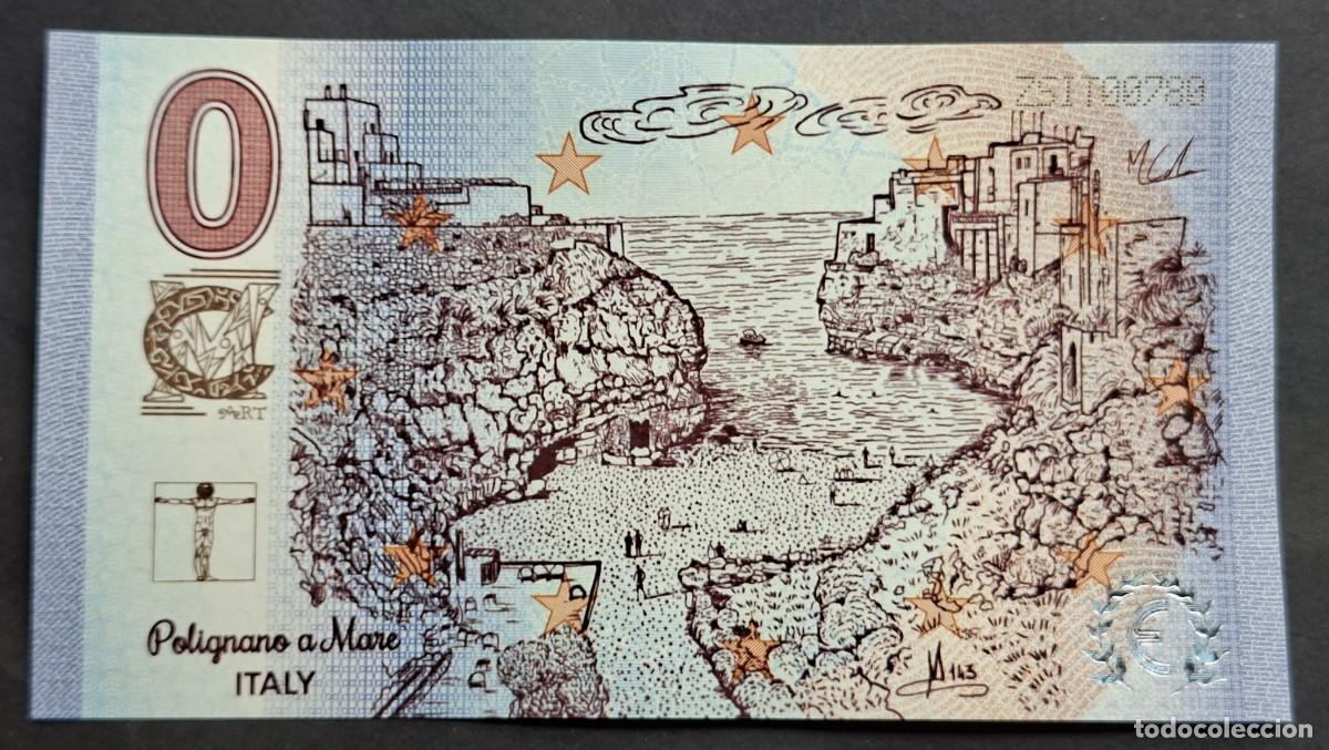 Billetes extranjeros: BILLETE Zero Souvenir 0 &euro; ITALIA: V143 - POLIGNANO A MARE ITALIA - 2026-04