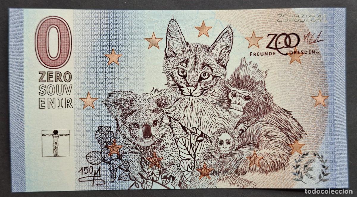 Billetes extranjeros: BILLETE Zero Souvenir 0 &euro; ALEMANIA: V150 - ZOO ZOAFREUNDE DRESDEN - 2026-04