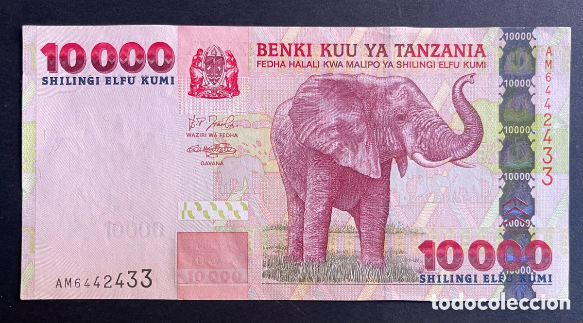 Billetes extranjeros: CMC TANZANIA 10000 CHELINES 2003 PICK 39-A SC-
