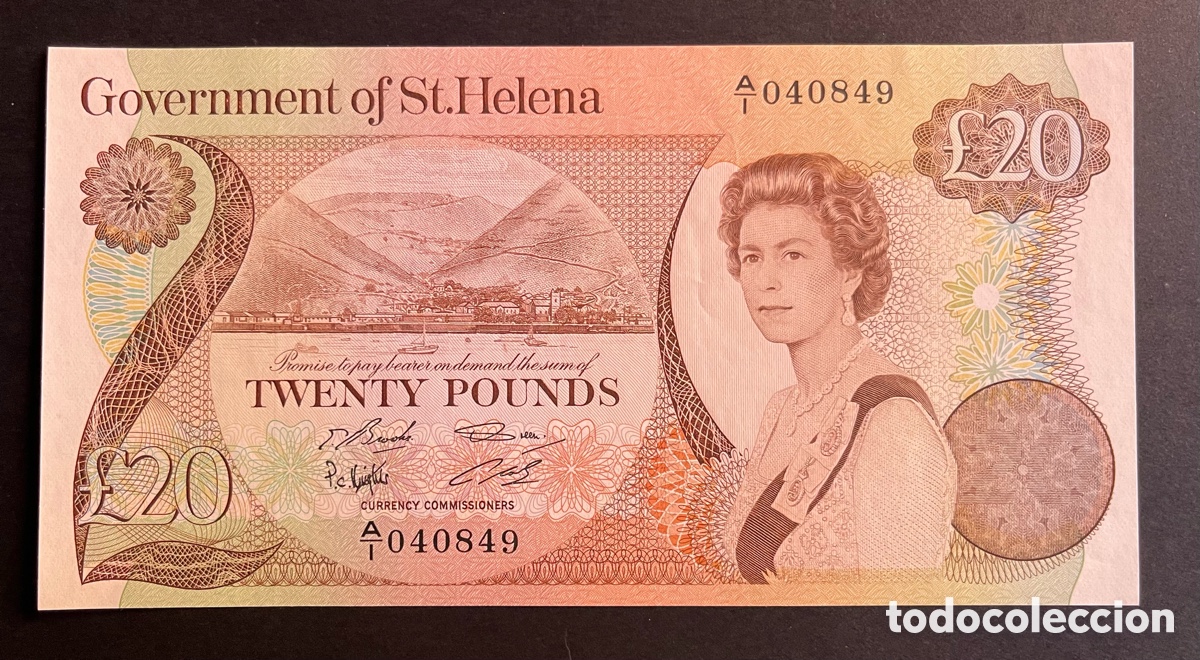 Billetes extranjeros: CMC SANTA HELENA (SAINT HELENA) 20 LIBRAS 1986 PICK 10 SC