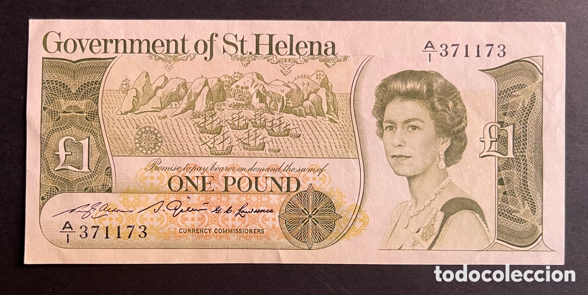 Billetes extranjeros: CMC SANTA HELENA (SAINT HELENA) 1 LIBRA 1981 PICK 9-A EBC