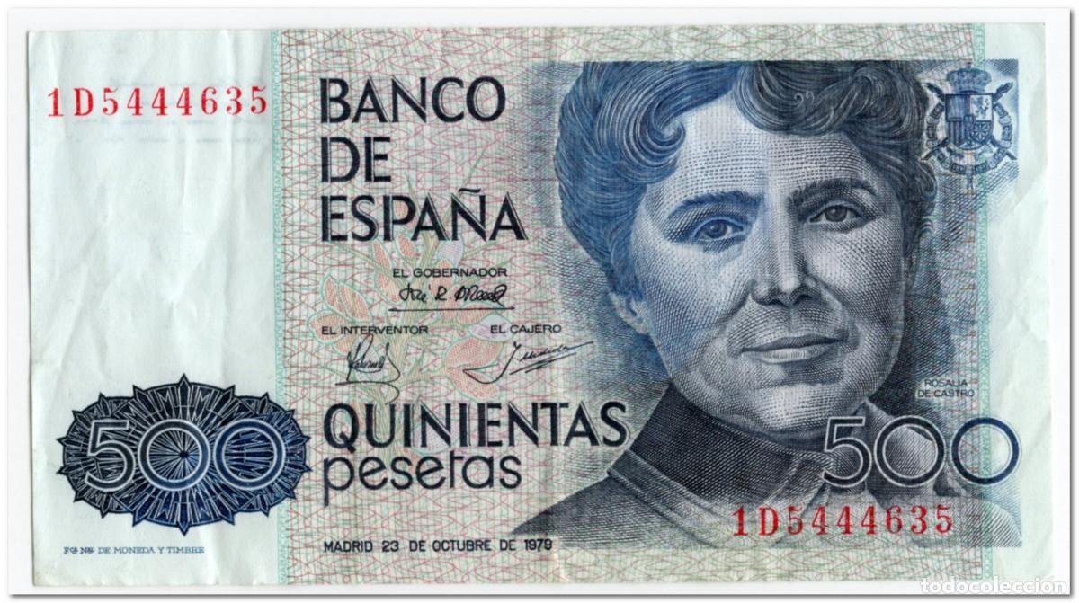 Billetes extranjeros: SPAIN,500 PESETAS,1979 (1983) P.157,VF