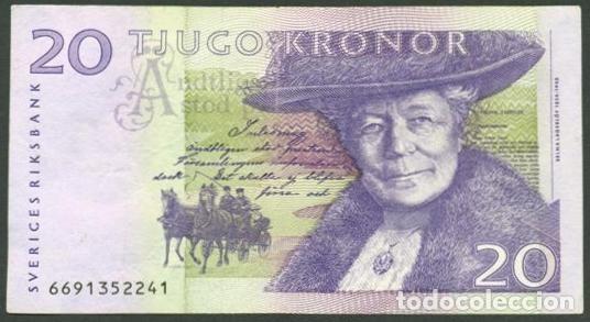 Billetes extranjeros: SUECIA. 20 kronor (200)6. Pick 63 c. Firma Stefan Ingves. Tama&ntilde;o 120x67 mm.