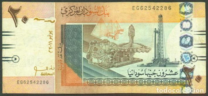 Notas Internacionais: SUDAN. 20 pounds 2011. Pick 74a.