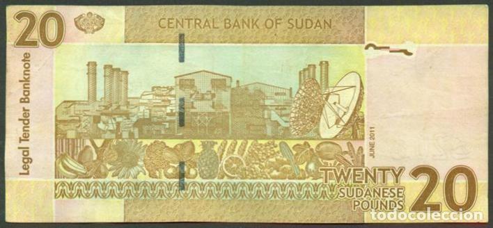 Billetes extranjeros: SUDAN. 20 pounds 2011. Pick 74a. - Foto 2