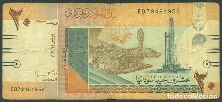 Notas Internacionais: SUDAN. 20 pounds 2011. Pick 74a.