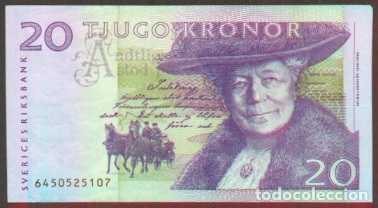 Billetes extranjeros: SUECIA. 20 kronor (200)6. Pick 63 c. Firma Stefan Ingves. Tama&ntilde;o 120x67 mm.