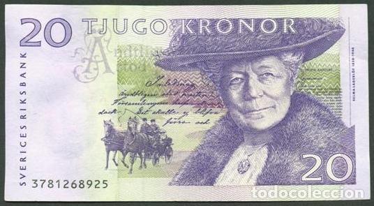 Billetes extranjeros: SUECIA. 20 kronor (200)3. Pick 63 b. Firma Lars Heikensten. Tama&ntilde;o 120x67 mm.