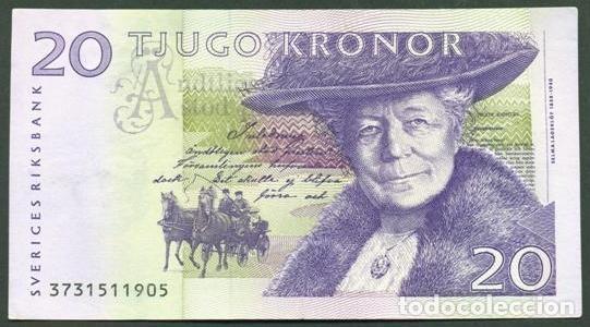 Billetes extranjeros: SUECIA. 20 kronor (200)3. Pick 63 b. Firma Lars Heikensten. Tama&ntilde;o 120x67 mm.