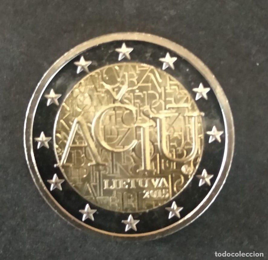 Billetes extranjeros: HEUR0254 MONEDA LITUANIA 2 EUROS 2015 (Lengua lituana)
