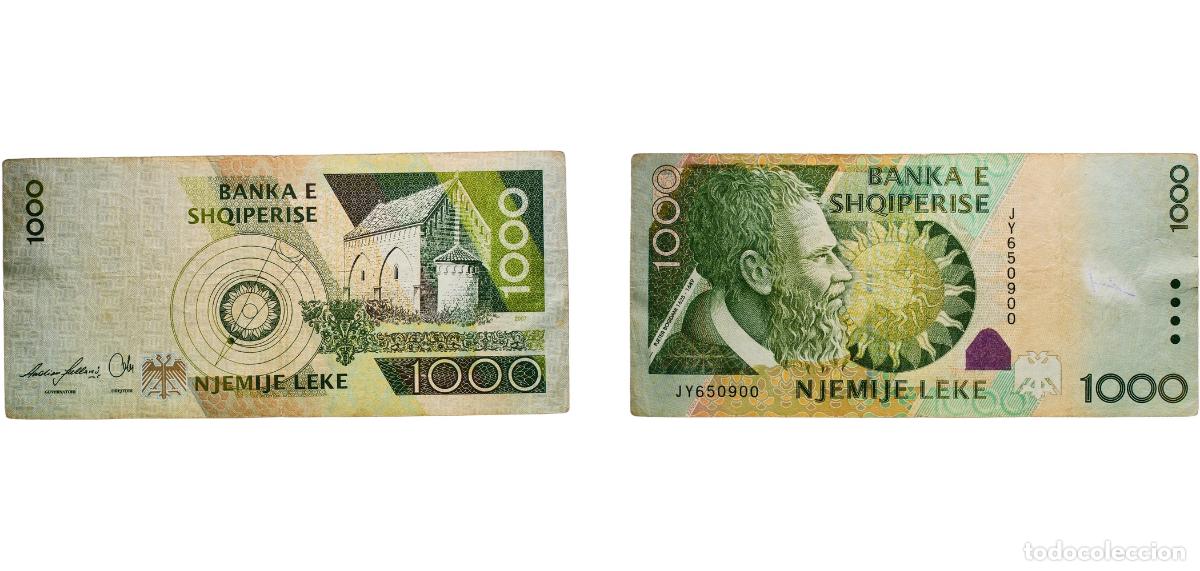 Billetes extranjeros: Albania Fourth Republic 2007 1000 Lek&euml; Paper VF P 73a