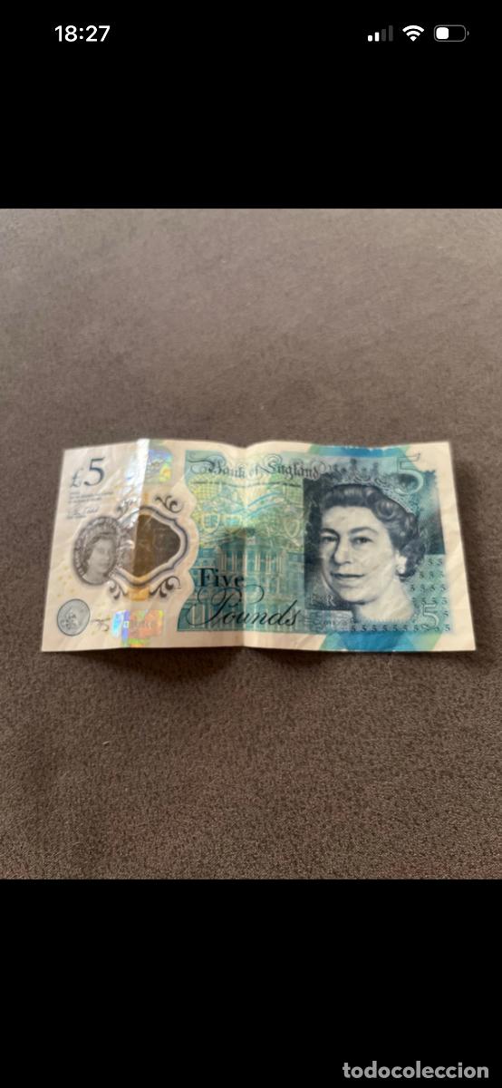 Billetes extranjeros: Billete england para coleccionista