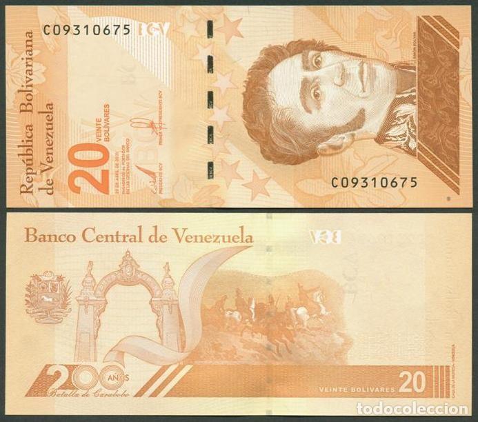 Billetes extranjeros: VENEZUELA. 20 bolivares digitales 29.04. 2021. Serie C. Pick 117. S/C.