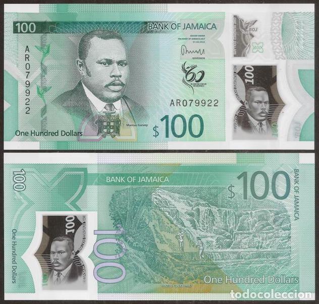 Billetes extranjeros: JAMAICA. 100 d&oacute;lares 2023. S/C. Polimero.