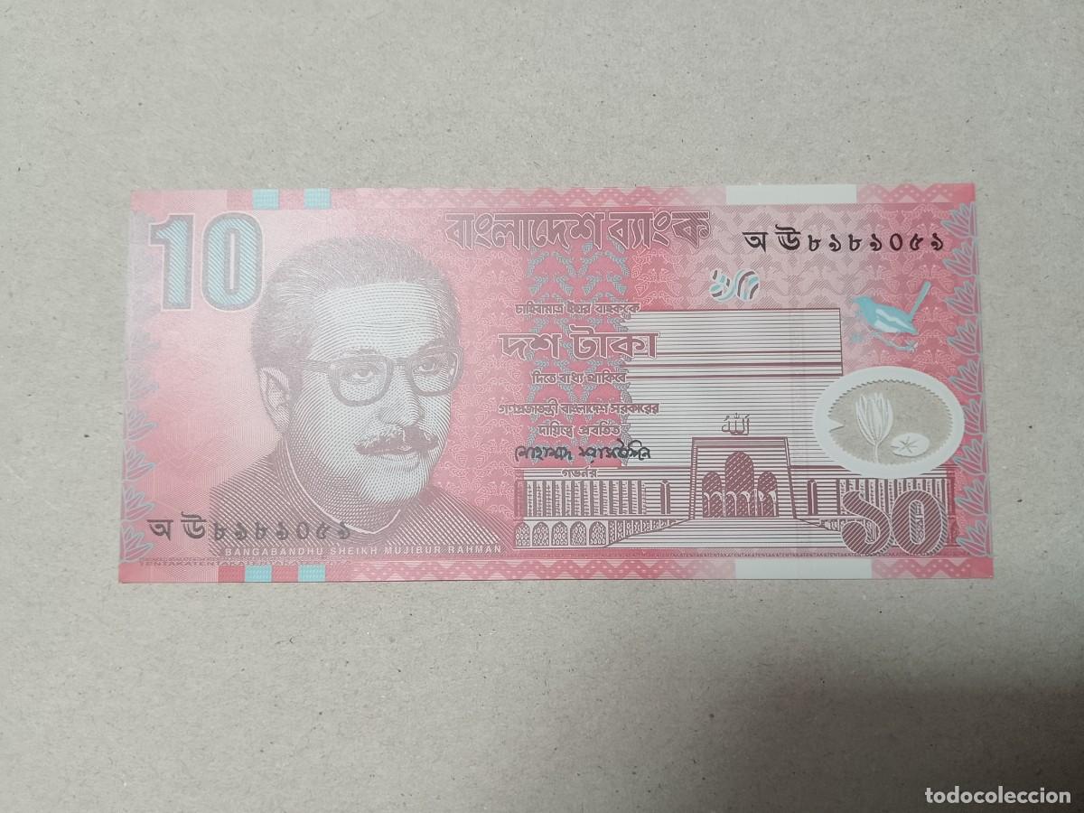 Billetes extranjeros: Billete Bangladesh, 10 Taka, a&ntilde;o 2000, UNC