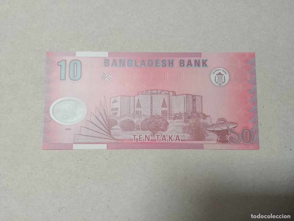 Billetes extranjeros: Billete Bangladesh, 10 Taka, a&ntilde;o 2000, UNC