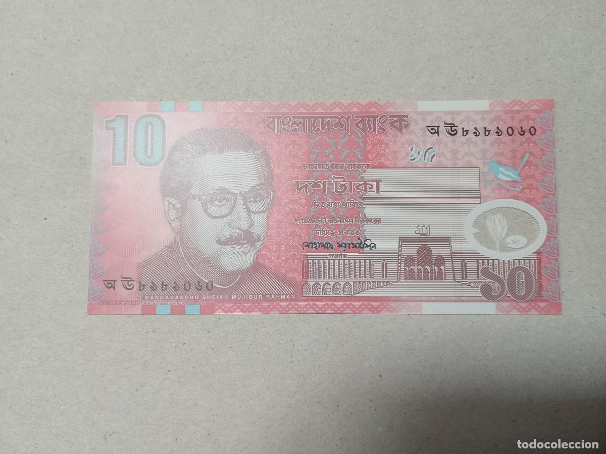 Billetes extranjeros: Billete Bangladesh, 10 Taka, a&ntilde;o 2000, UNC