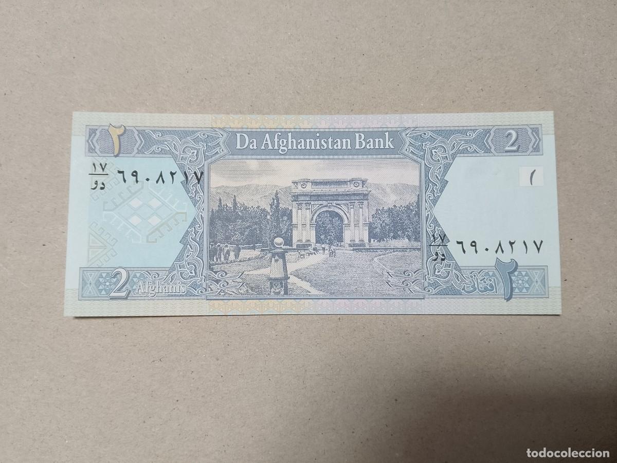 Billetes extranjeros: Billete Afganist&aacute;n, 2 afganis, a&ntilde;o 2003, UNC