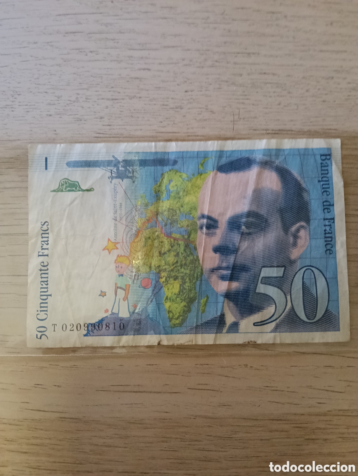 Billetes extranjeros: 50 Francs 1994. Francia.