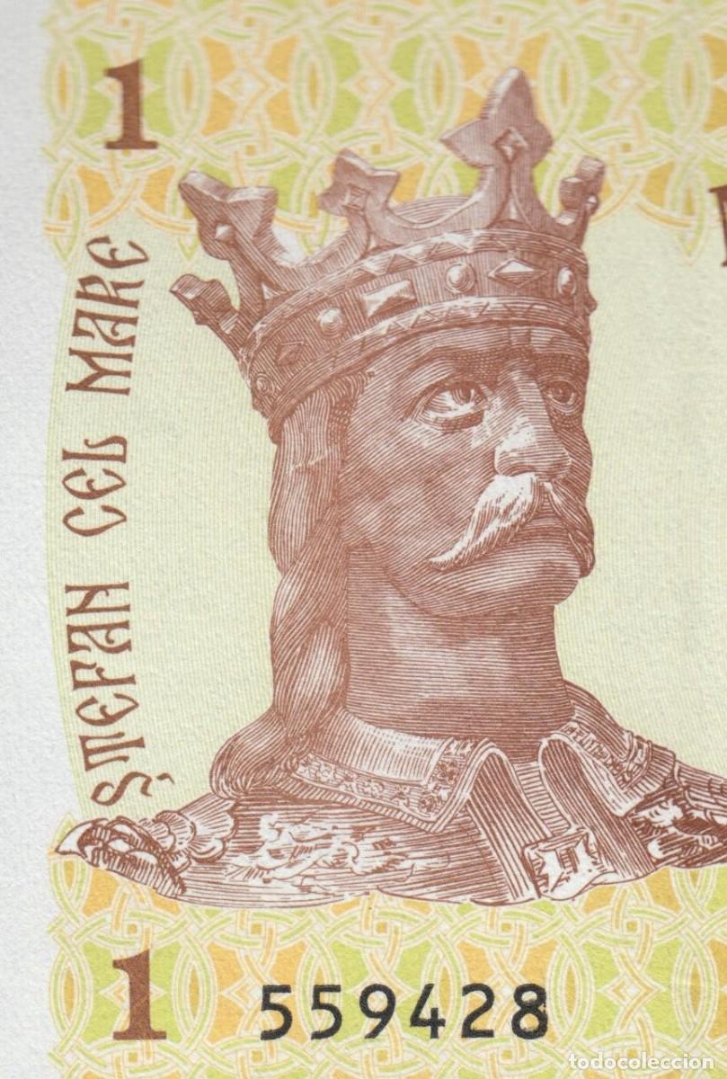 Billetes extranjeros: Moldavia 1 Leu 2015 Pick 21 Unc - Foto 4