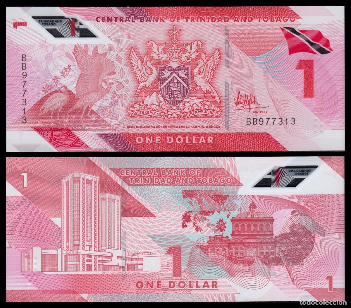 Billetes extranjeros: Trinidad & Tobago 1 Dollar ND 2019 (2020) Pick 60 Unc