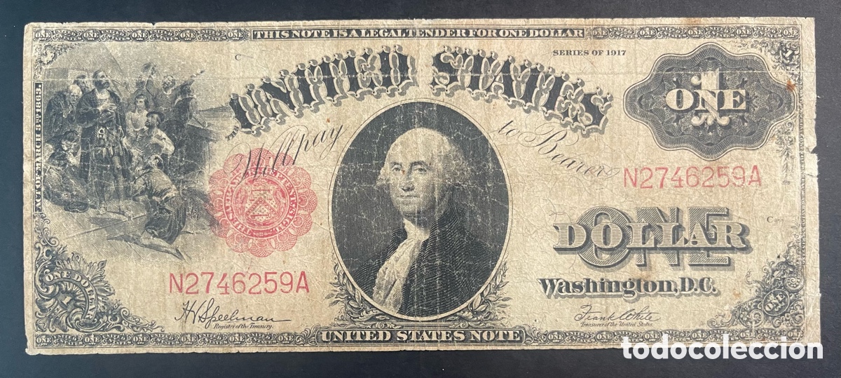Billetes extranjeros: CMC ESTADOS UNIDOS (USA) 1 DOLAR 1917 BC-