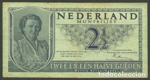 Internationale Banknoten: HOLANDA (PAISES BAJOS). 2,5 gulden 1949. Pick 73.