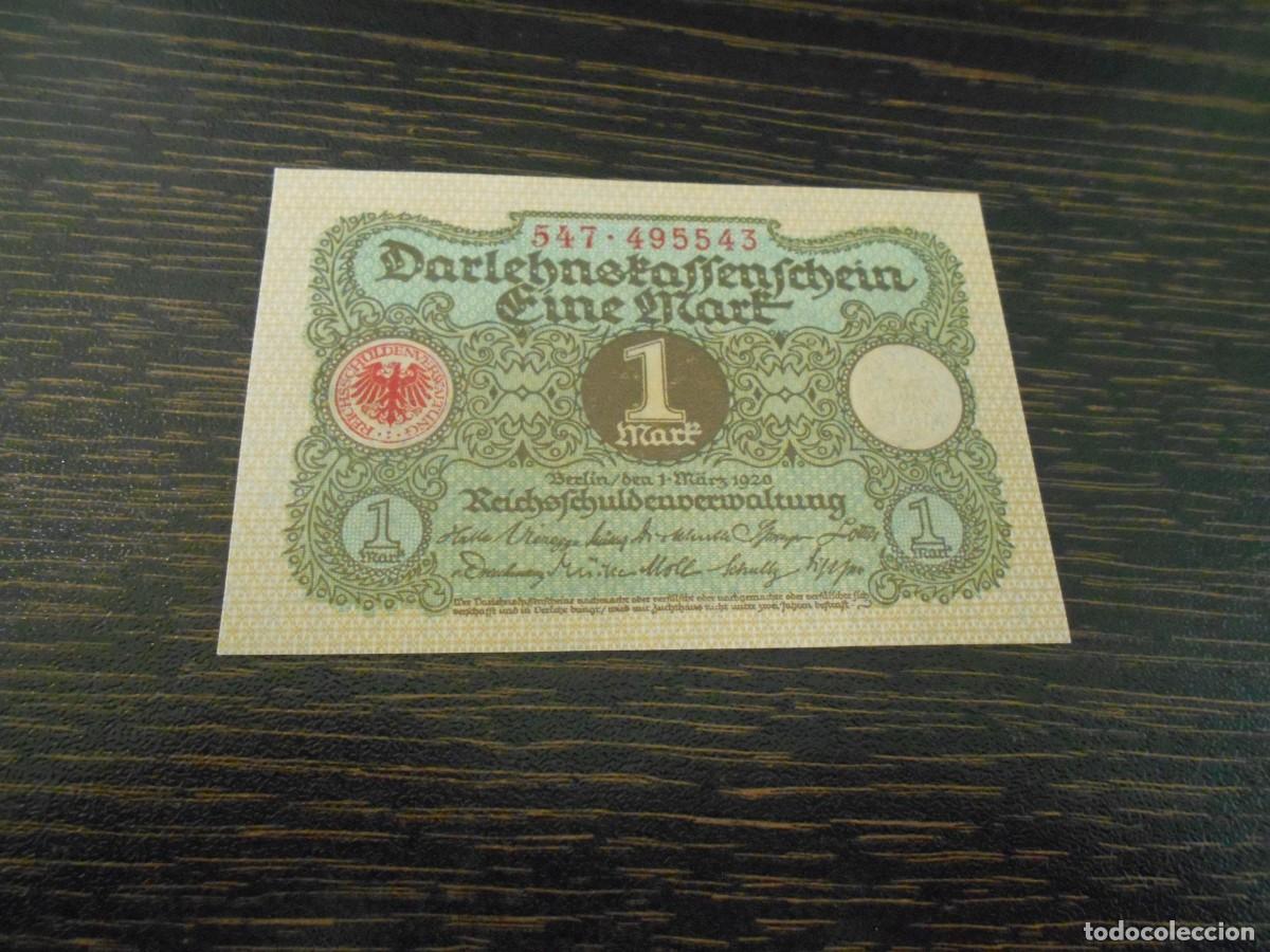 Billetes extranjeros: ALEMANIA-BILLETE-PICK 58-1 MARCO-1920-SC