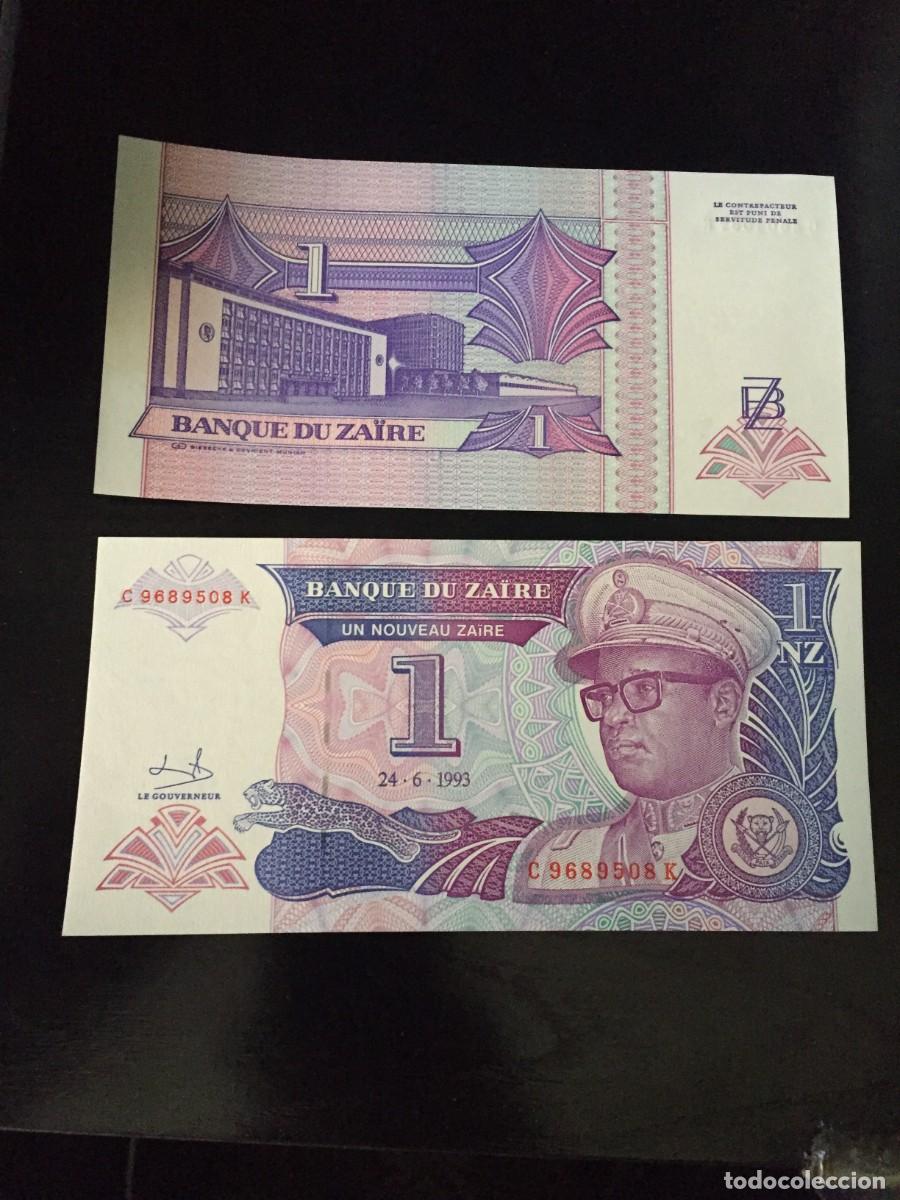 Billetes extranjeros: BILLETE DE 1 ZAIRE-SC-ZAIRE A&Ntilde;O 1993- EL DE LAS FOTOS VER TODOS MIS LOTES DE BILLETES