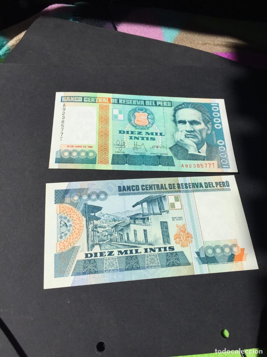 Billetes extranjeros: BILLETE DE 10.000 INTIS-SC-PER&Uacute; A&Ntilde;O 1988- EL DE LAS FOTOS VER TODOS MIS LOTES DE BILLETES