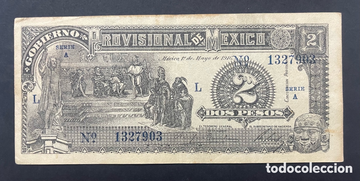 Billetes extranjeros: CMC MEJICO (MEXICO) 2 PESOS 1916 PICK S711