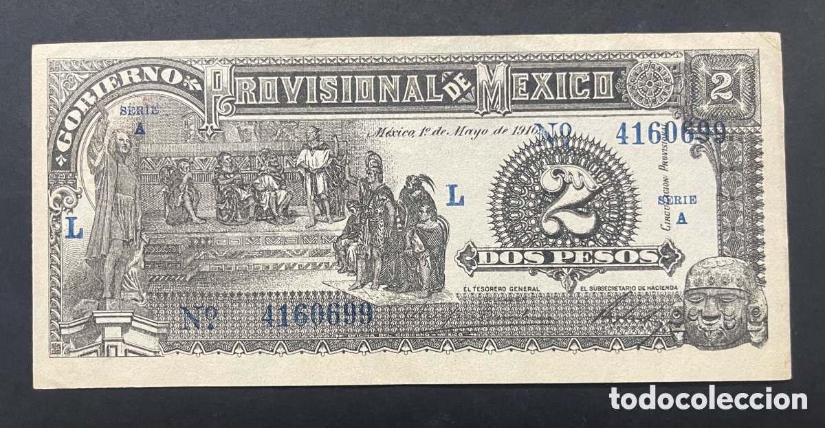 Billetes extranjeros: CMC MEJICO (MEXICO) 2 PESOS 1916 PICK S711