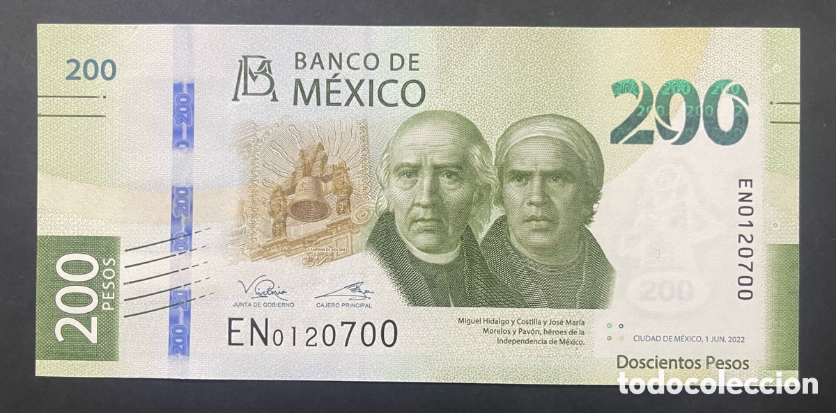 Billetes extranjeros: CMC MEJICO (MEXICO) 200 PESOS 2021 PICK 135 SC