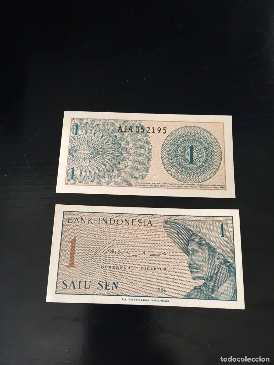 Billetes extranjeros: BILLETE DE 1 LIMA SEN SC DE INDONESIA A&Ntilde;O 1964- EL DE LAS FOTOS VER TODOS MIS LOTES DE BILLETES