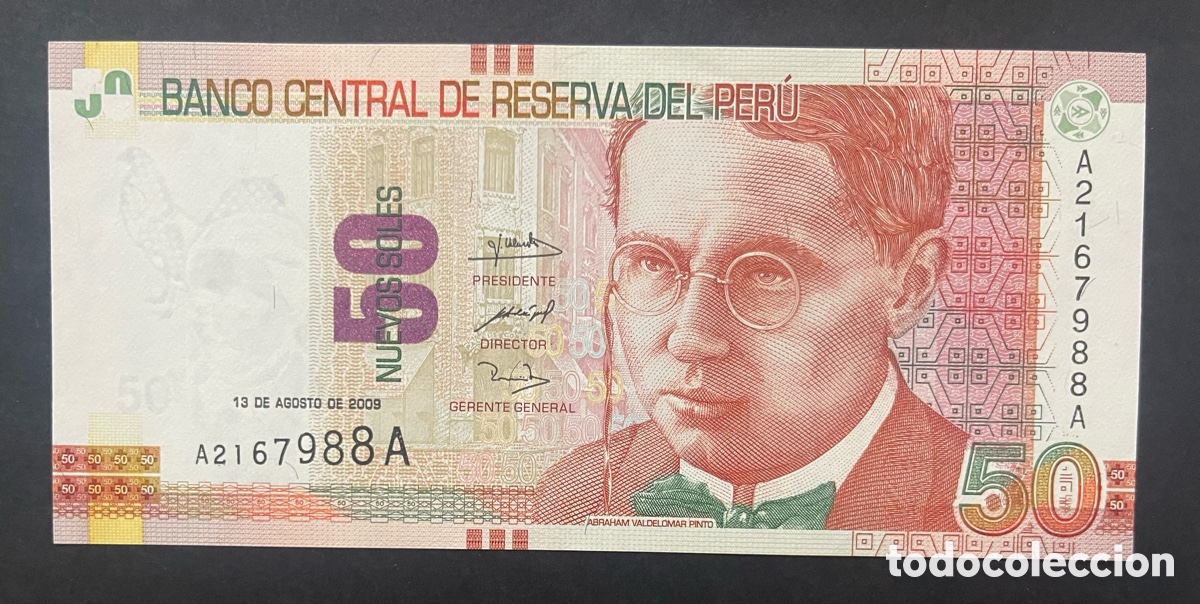 Billetes extranjeros: CMC PERU 50 NUEVOS SOLES 2009 PICK 184 SC