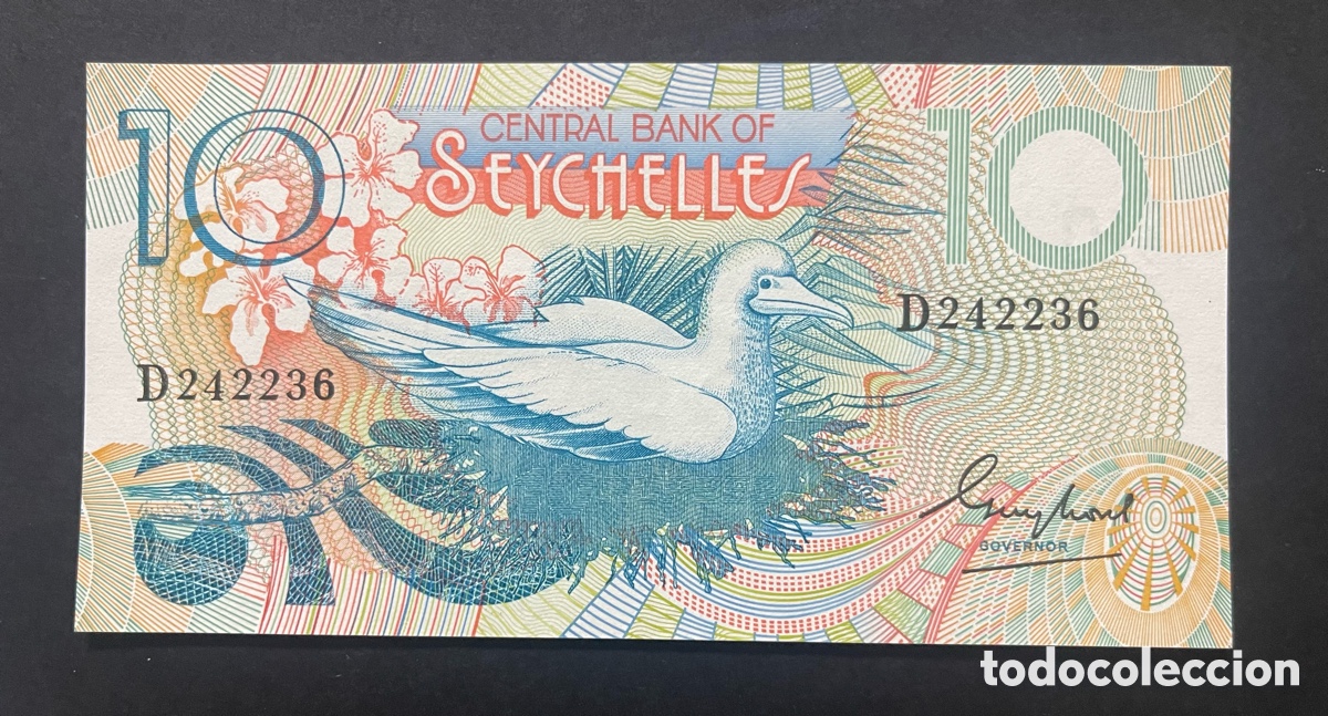 Billetes extranjeros: CMC SEYCHELLES 10 RUPIAS 1983 PICK 28 EBC+